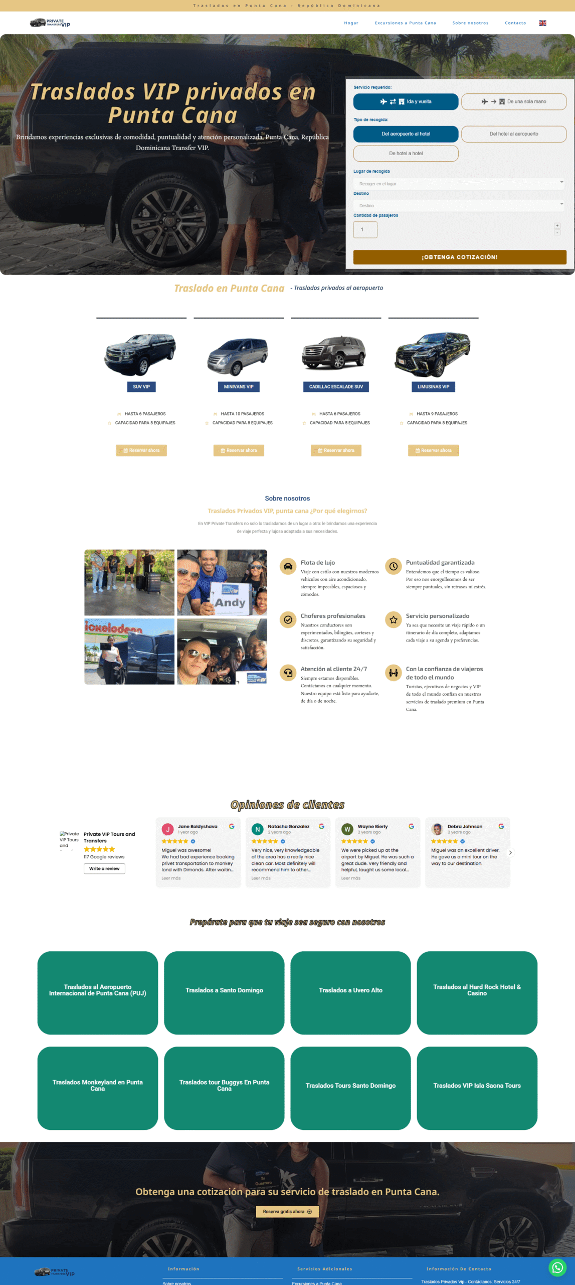 Transfers VIP Punta cana
